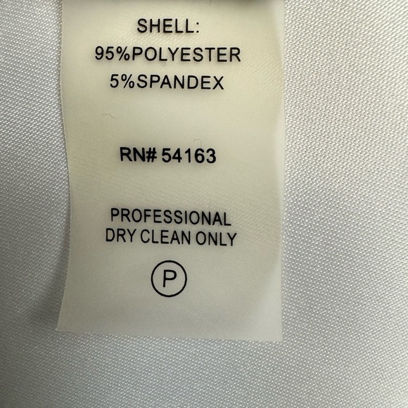 Calvin Klein Blouse Tank Top Beige, White, Black Geo Print - Size Petite Small - Picture 5 of 5